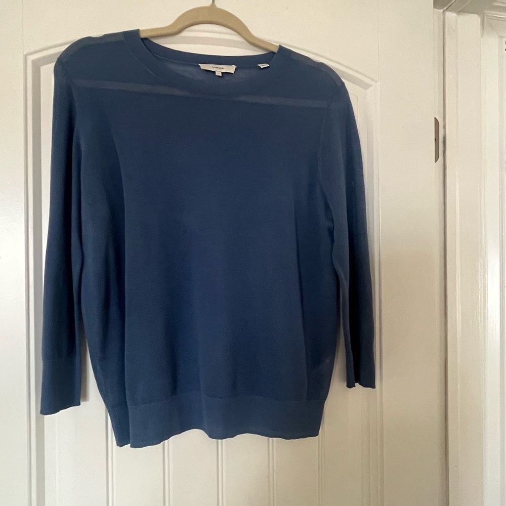 Vince blue lightweight summer sweater